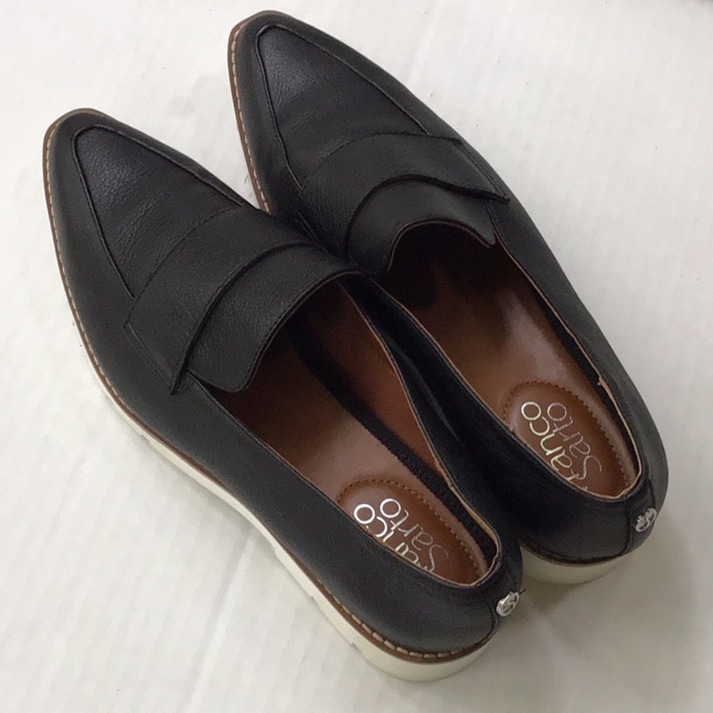 Franco Sarto Leather Loafers sz 9.5M